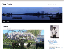 Tablet Screenshot of clivedavis.net
